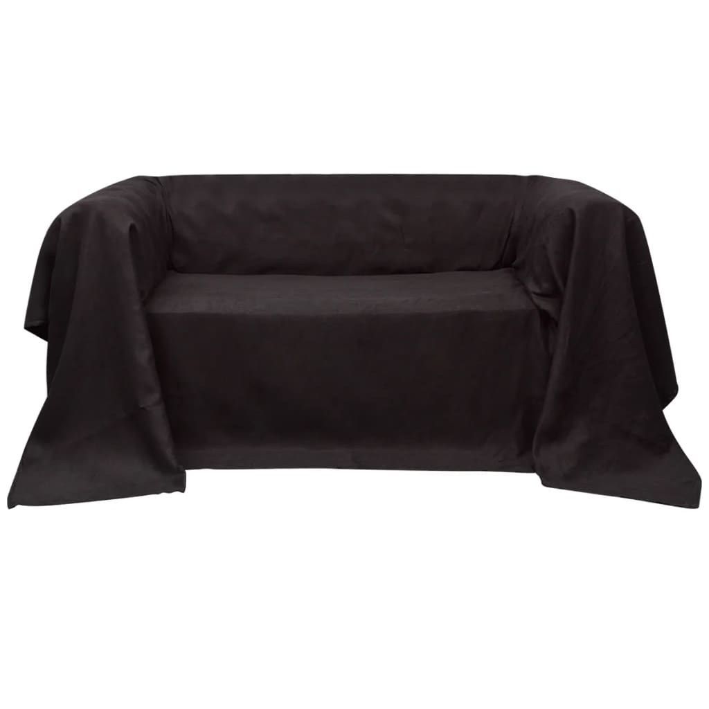 VidaXL Sofabezug 210x280 cm Mikrofaser braun