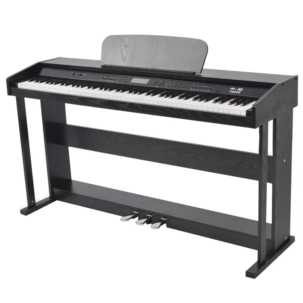 Vidaxl Digitalpiano mit Pedalen 88 Schlüssel schwarz