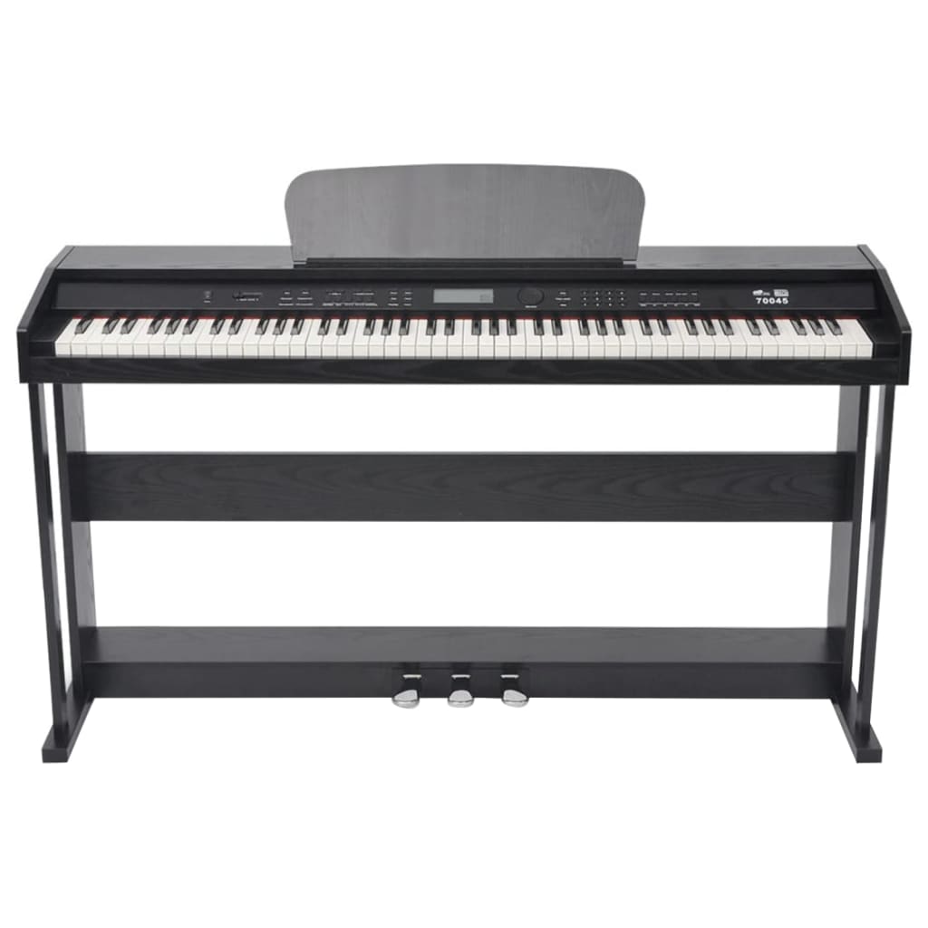 Vidaxl Digitalpiano mit Pedalen 88 Schlüssel schwarz