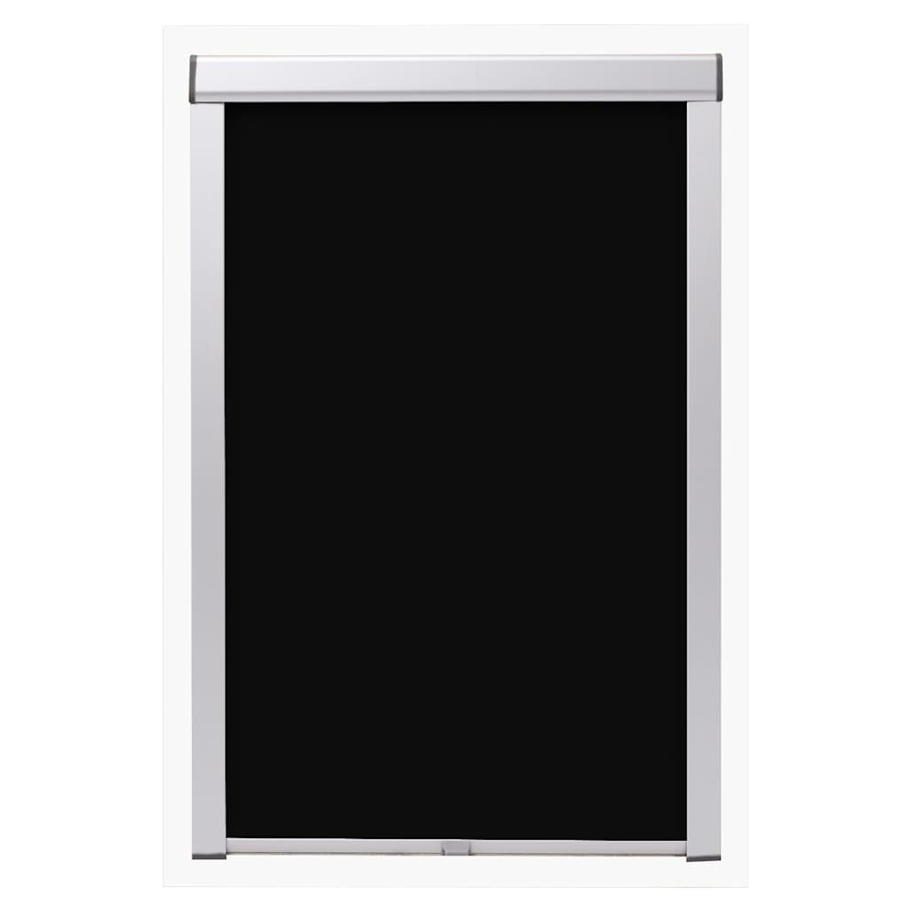 VidaXL Rollo Verdunkelung Schwarz f06