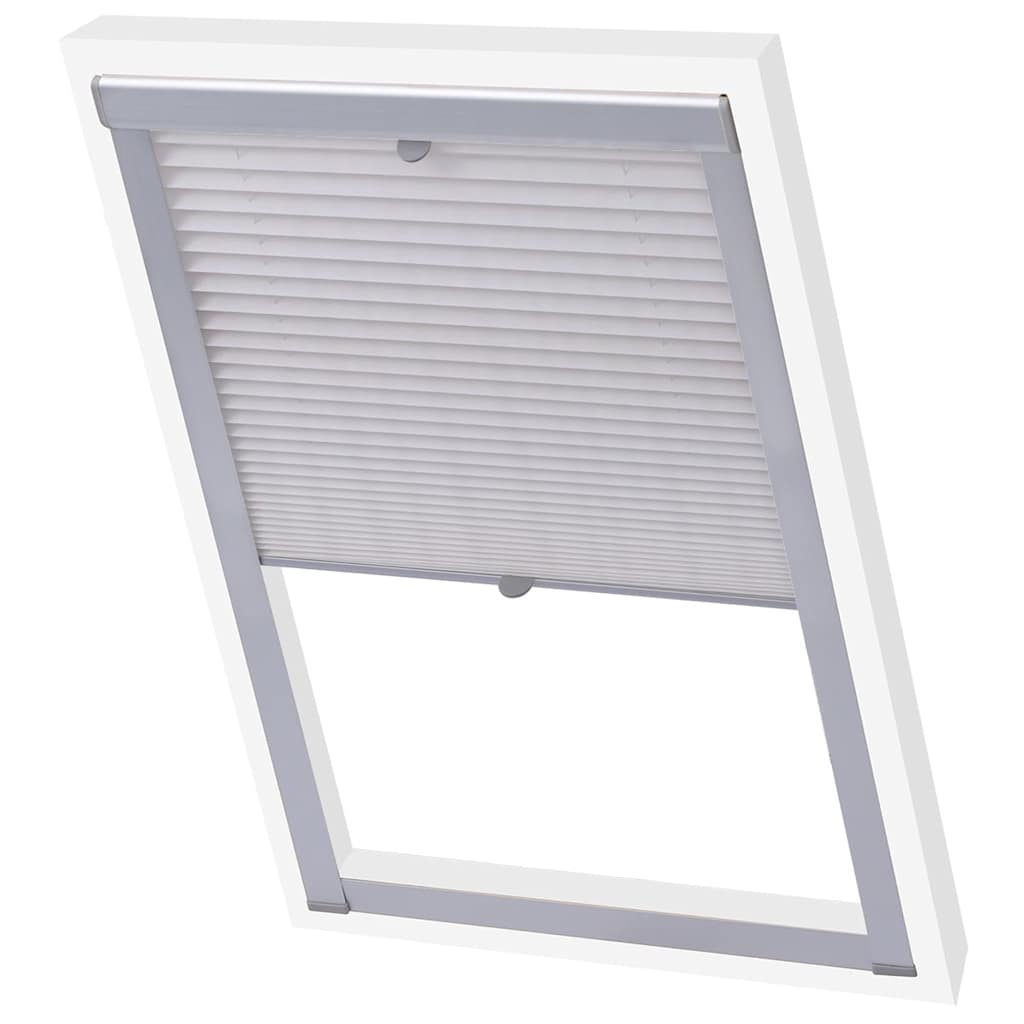 VidaXL Rollo Plissee Weiß M08 308
