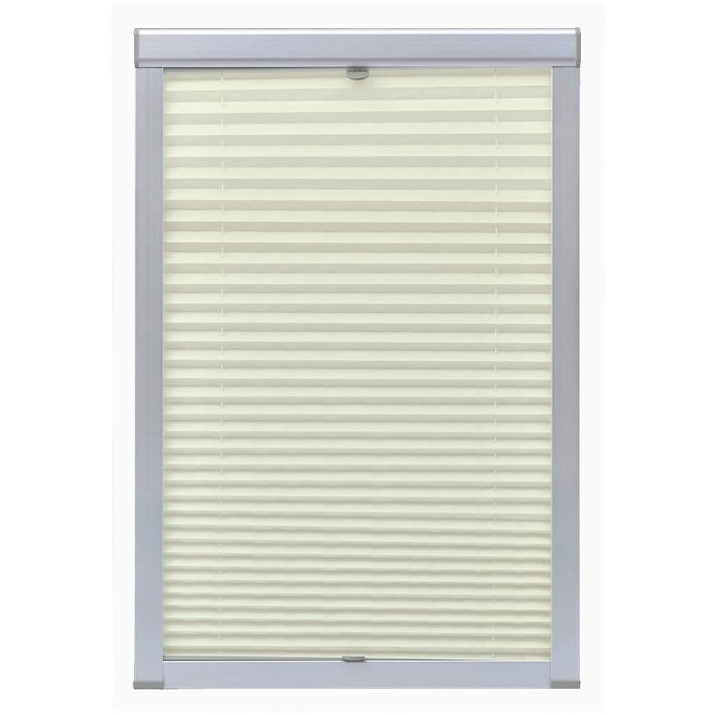 VidaXL Plissee-Rollo Creme S08 608