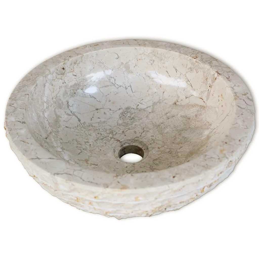 VidaXL Waschbär 40 cm Marmorcreme
