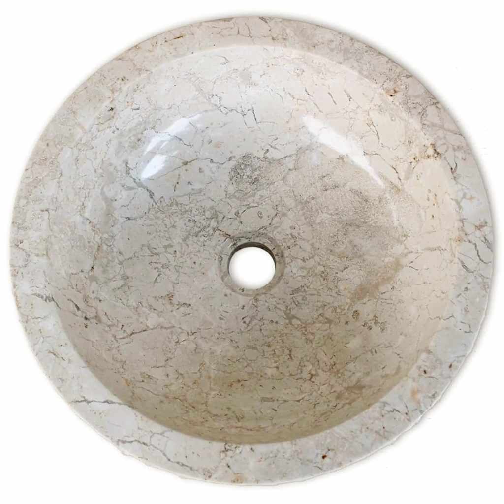 VidaXL Waschbär 40 cm Marmorcreme
