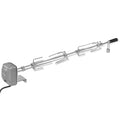 VidaXL Grillspieß mit Motor, Stahl, 1000 mm