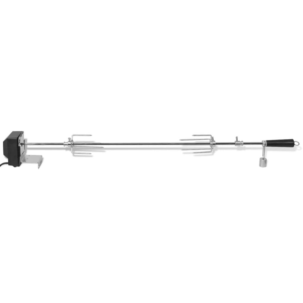 VidaXL Grillspieß mit Motor, Stahl, 1000 mm