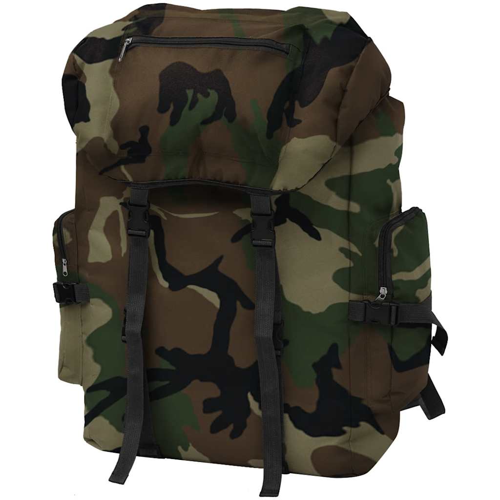 VidaXL Rucksack im Army-Stil, 65 Liter, Tarnmuster