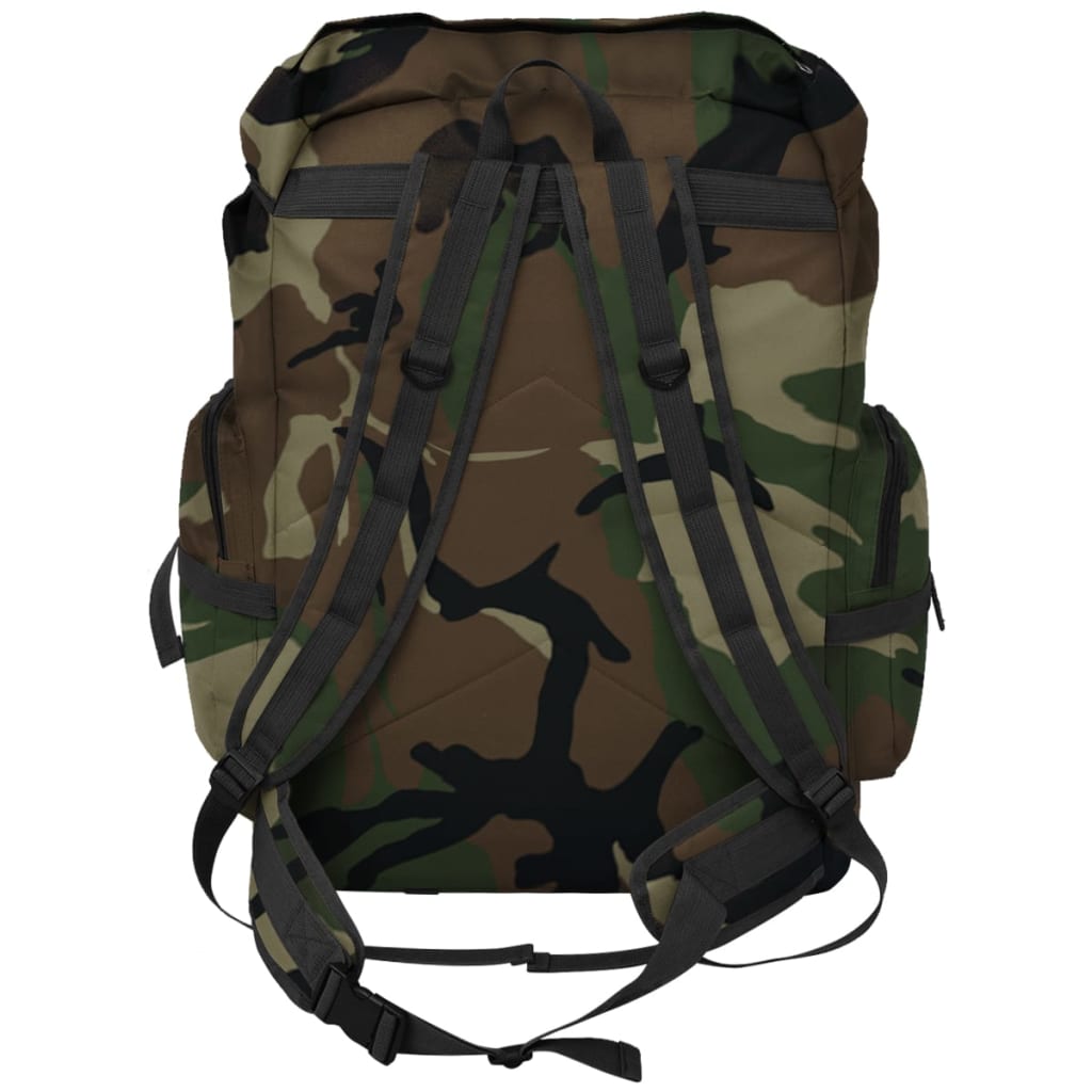VidaXL Rucksack im Army-Stil, 65 Liter, Tarnmuster
