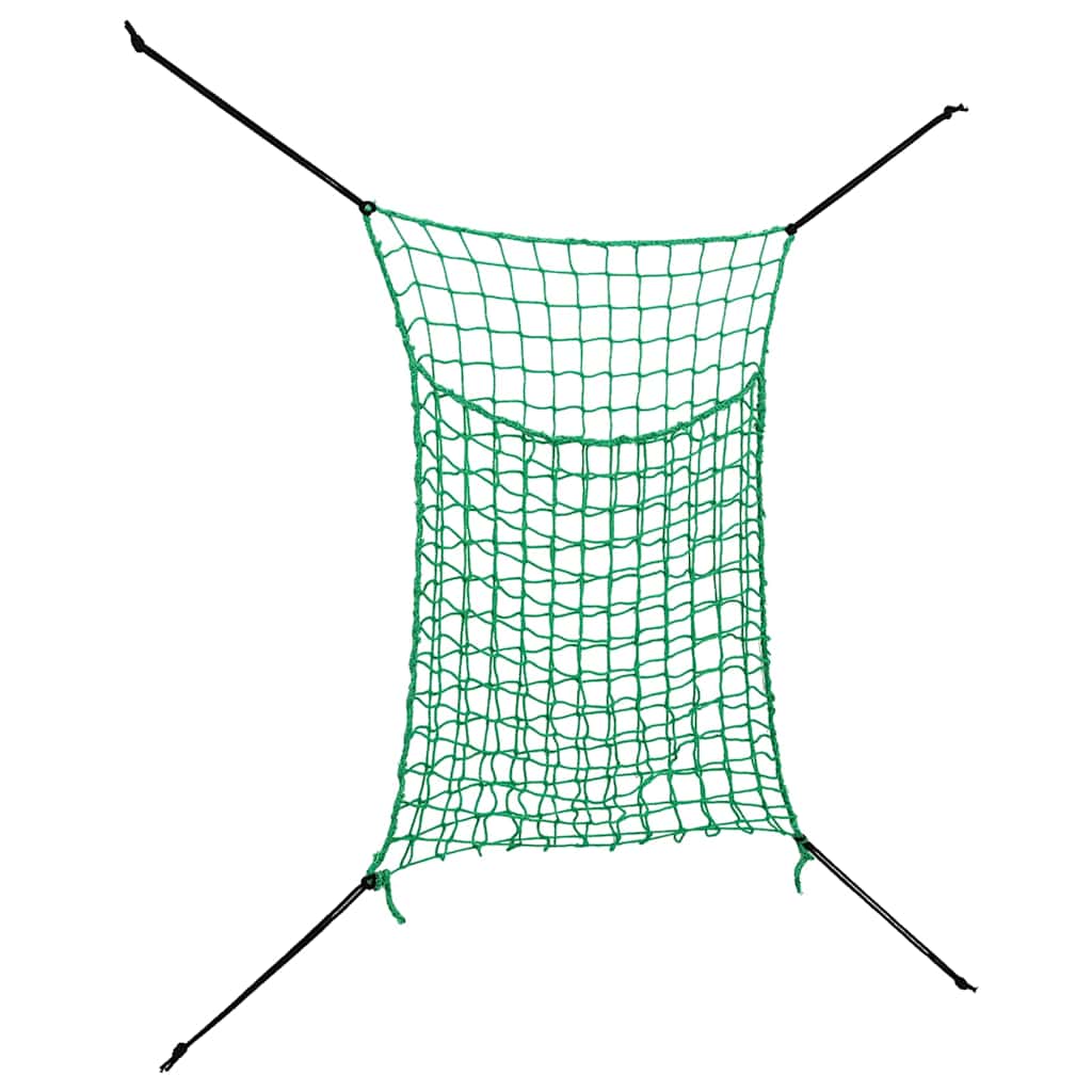 VidaXL Heunetze, 2 Stück, quadratisch, 0,9 x 1,5 m, pp