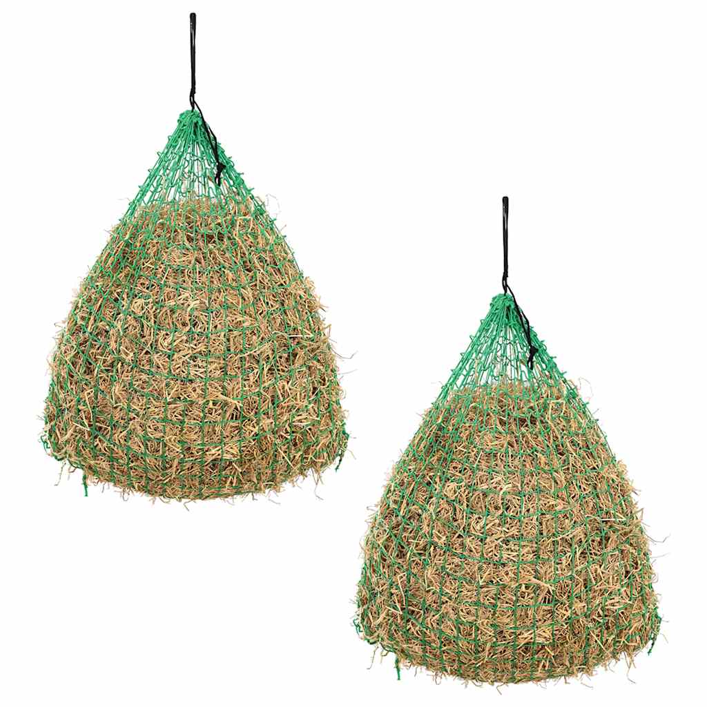 Vidaxl hooinetten rond 2 stuks 0,75x0,75 m pp