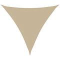 VidaXL Dreieckiger Sonnenschutz 5x5x5 m Oxford-Gewebe Beige
