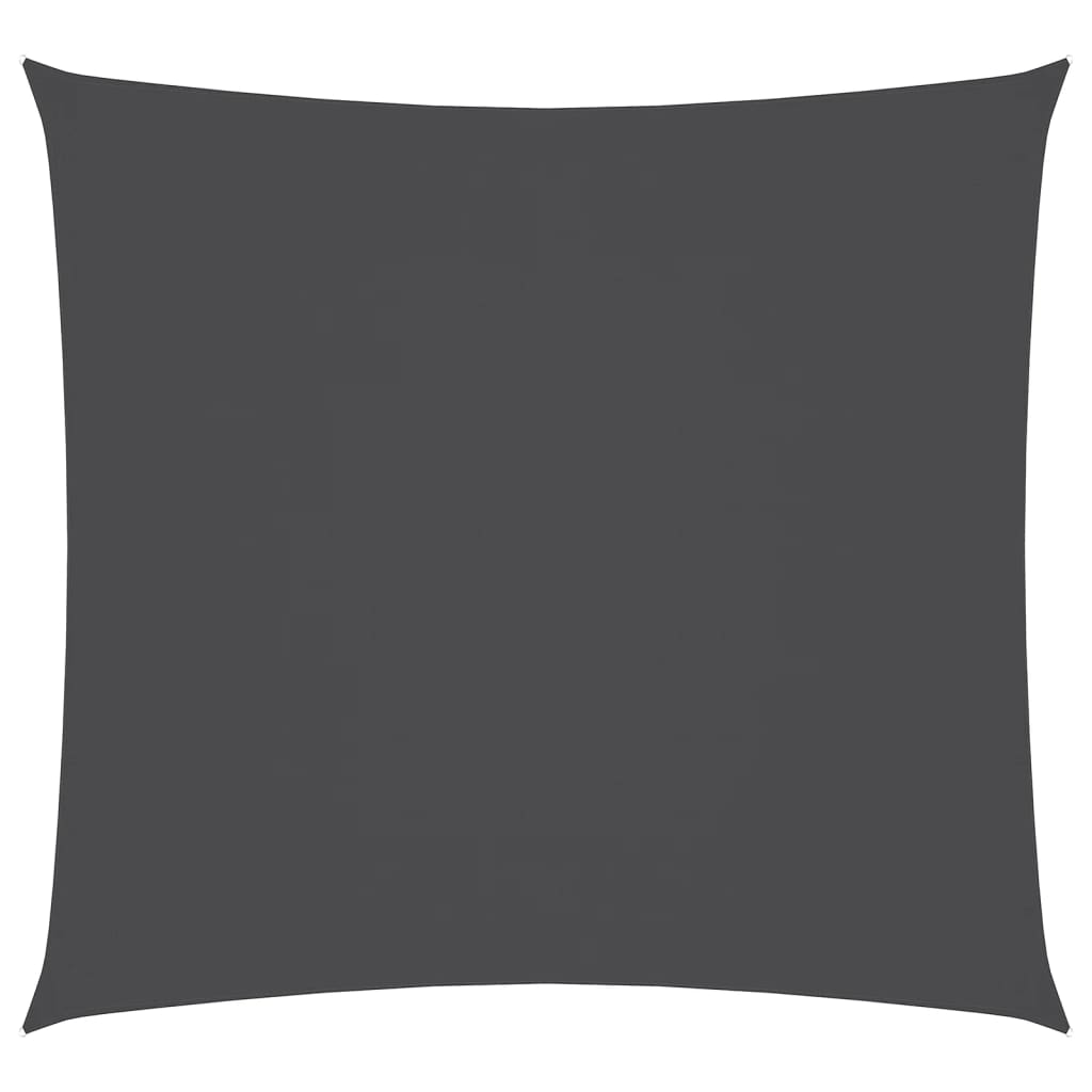 VidaXL Quadratischer Sonnenschutz 3,6 x 3,6 m Oxford-Gewebe Anthrazit