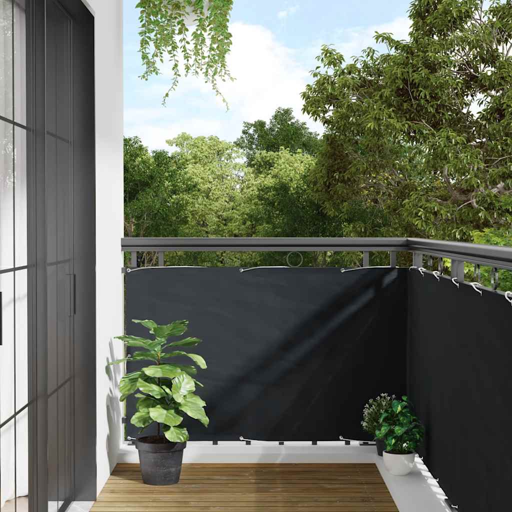 VidaXL Balkon-Sichtschutz 90x600 cm Oxford-Gewebe Anthrazit