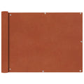 Vidaxl balkonscherm oxford textiel 90x600 cm terracotta
