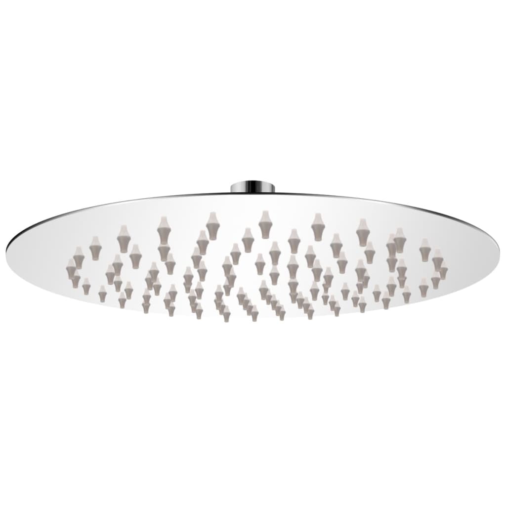VidaXL Regenduschkopf rund 20 cm Edelstahl