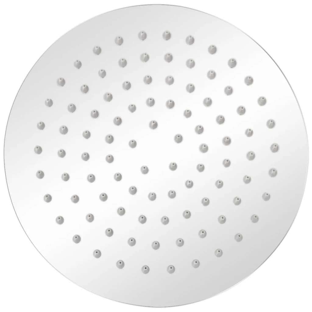 VidaXL Regenduschkopf rund 20 cm Edelstahl