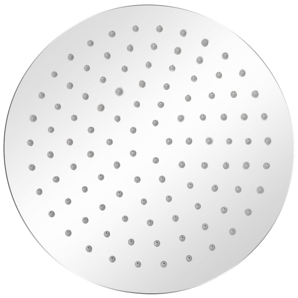VidaXL Regenduschkopf rund 25 cm Edelstahl