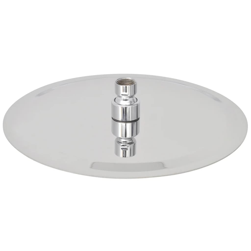 VidaXL Regenduschkopf rund 25 cm Edelstahl