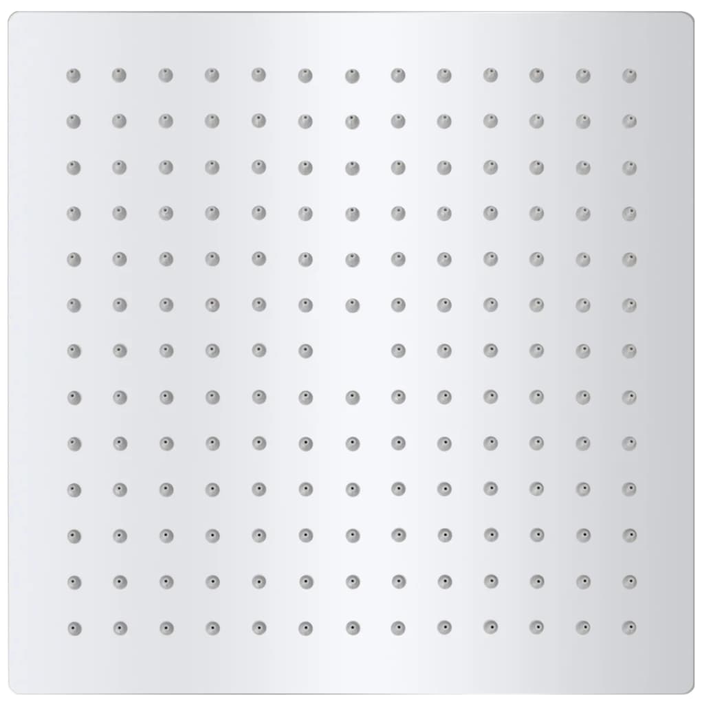 VidaXL Quadratischer Regenduschkopf 25x25 cm Edelstahl