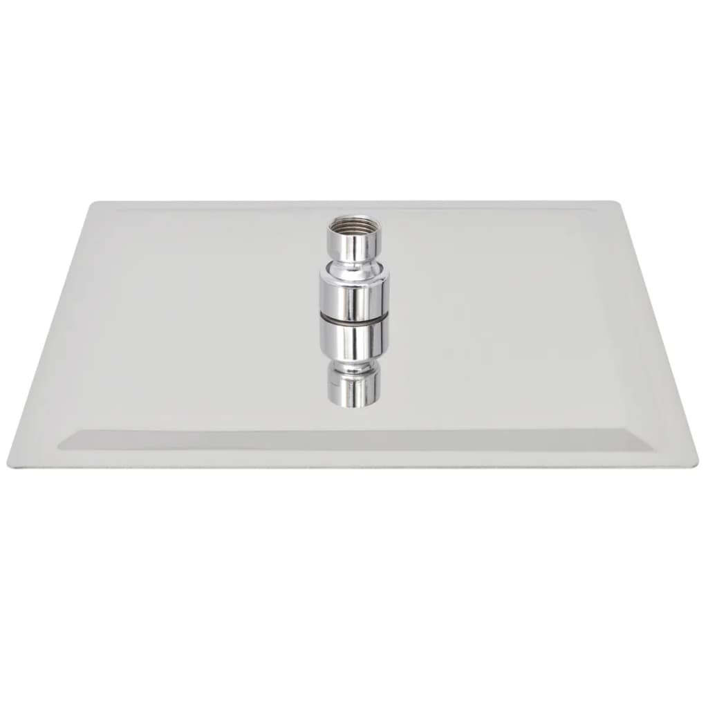 VidaXL Quadratischer Regenduschkopf 25x25 cm Edelstahl