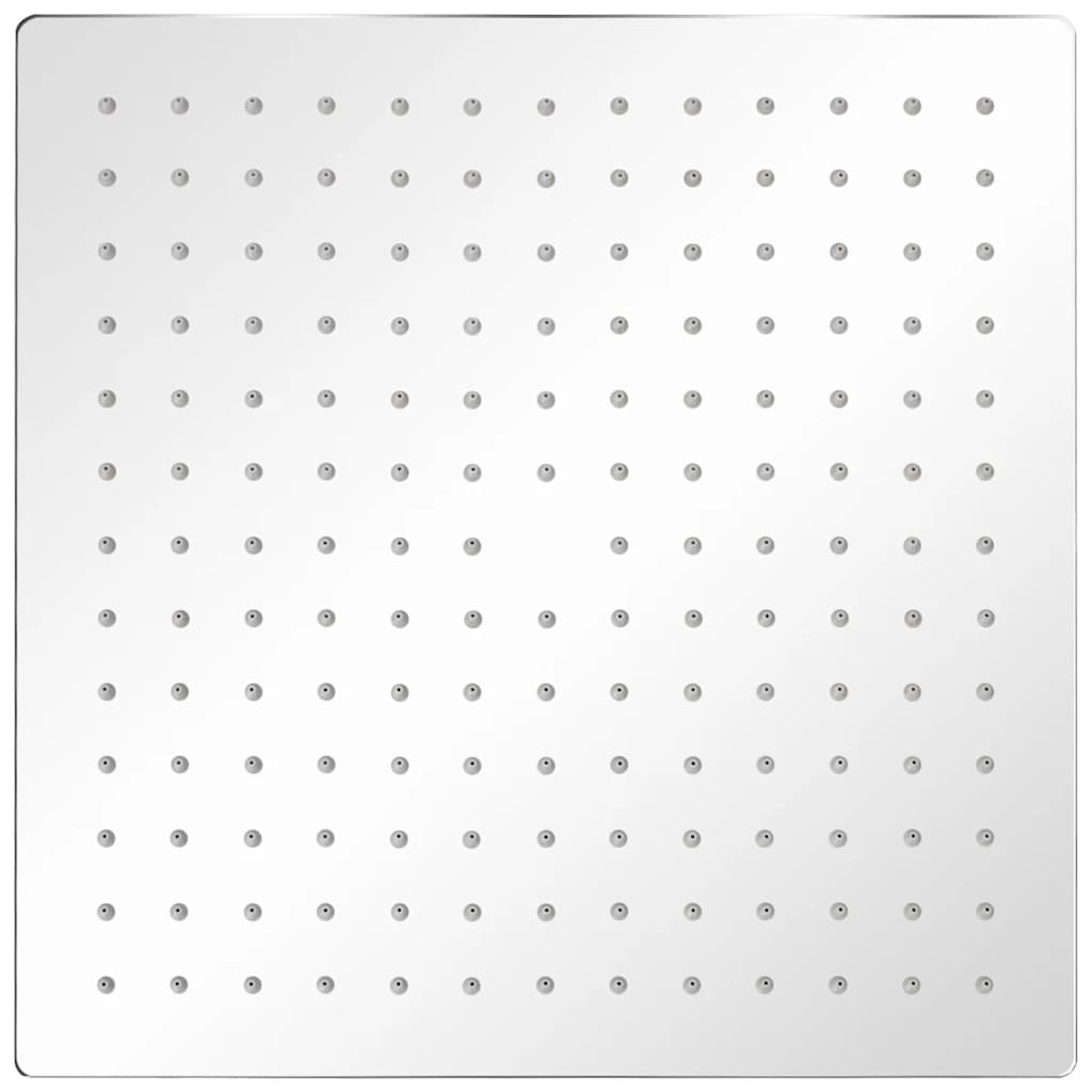 Vidaxl regendouchekop vierkant 30x30 cm roestvrij staal