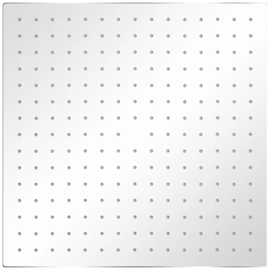 VidaXL Regenduschkopf Edelstahl quadratisch 40x40 cm
