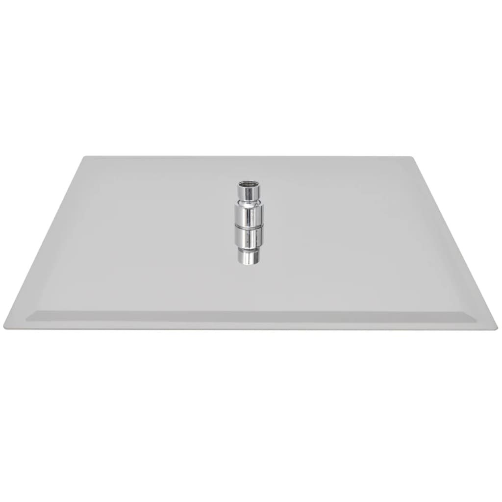VidaXL Regenduschkopf Edelstahl quadratisch 40x40 cm