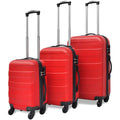 VIDAXL 3-teiliges Set Herz 45,5 55 66 cm Rot