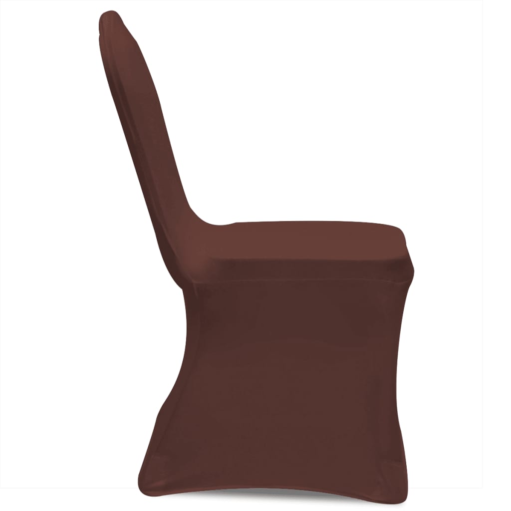 VidaXL Stuhlhussen Stretch 6-teilig Braun