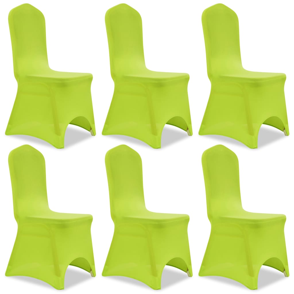 VidaXL Stretch-Stuhlhussen, Anthrazit, 6 Stück, Grün