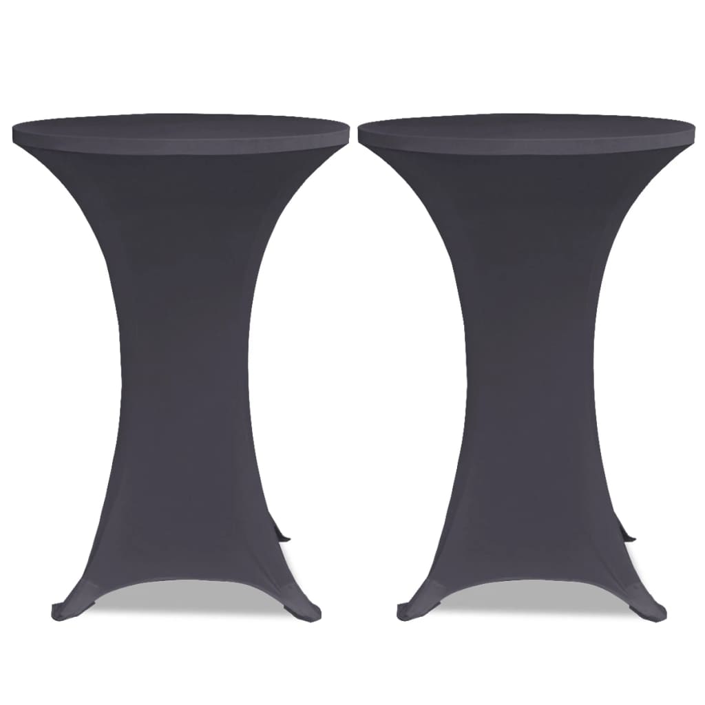 Vidaxl tafelhoes stretch 2 stuks 70 cm antraciet