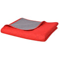 VidaXL Doppelseitige Steppdecke, Rot und Grau, 170 x 210 cm