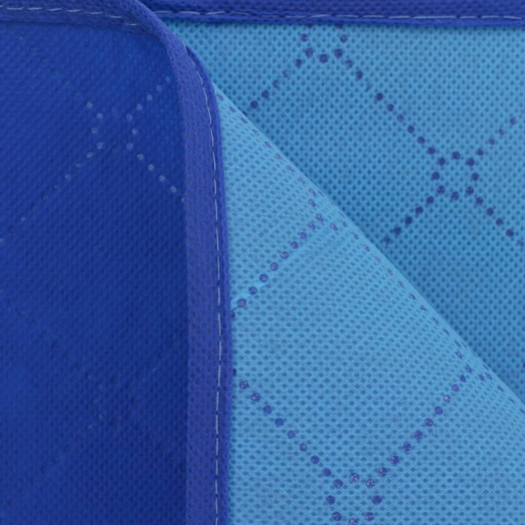 VidaXL Picknickdecke 100x150 cm blau und hellblau