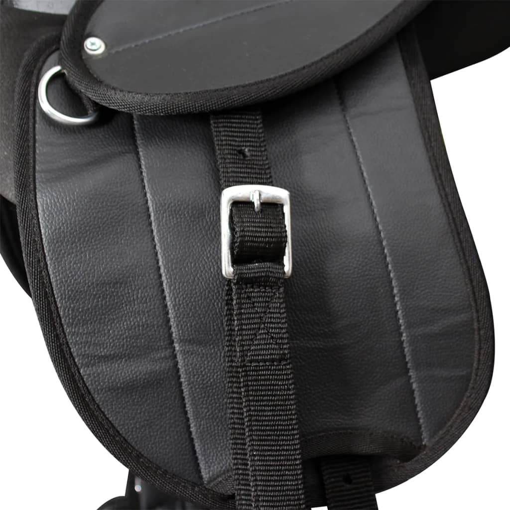 VidaXL Pony-Sattel-Set 10 Schwarz
