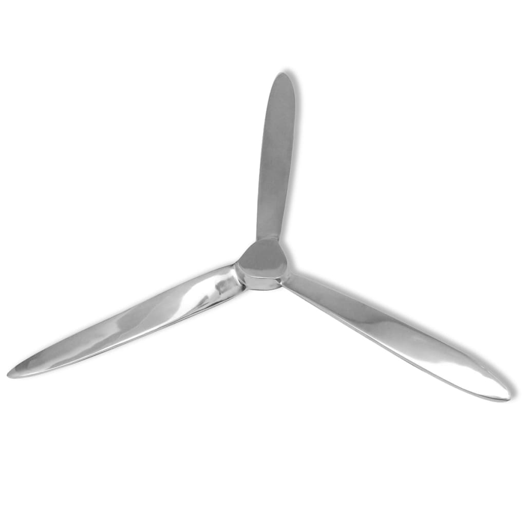 VidaXL Wandpropeller 70 cm Aluminium Silber