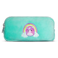 Squishmallows Einhorn Plüsch-Federmäppchen blau
