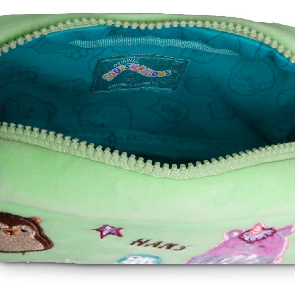 Squishmallows Plüsch-Federmäppchen grün