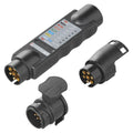 Proplus Steckerprüfer 7-polig 12 V + 2 Adapter 343524