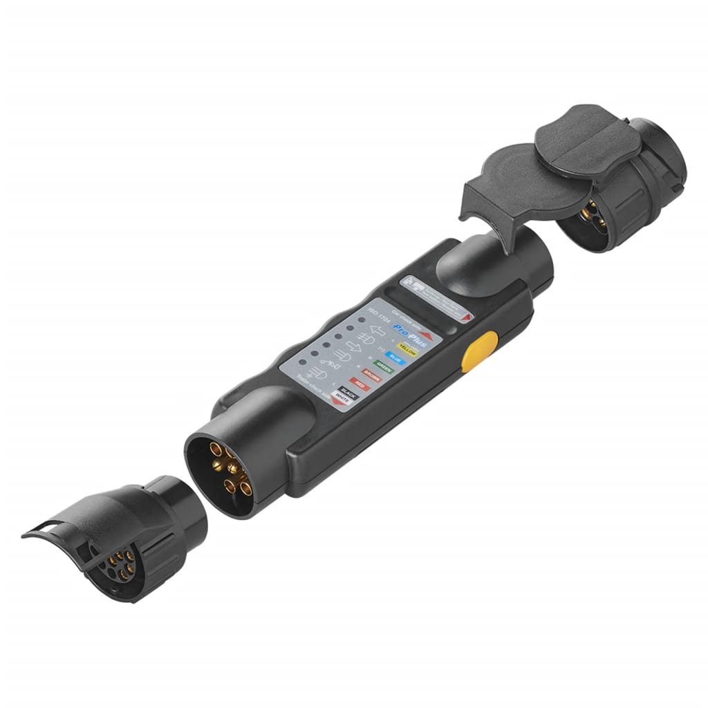 Proplus Steckerprüfer 7-polig 12 V + 2 Adapter 343524