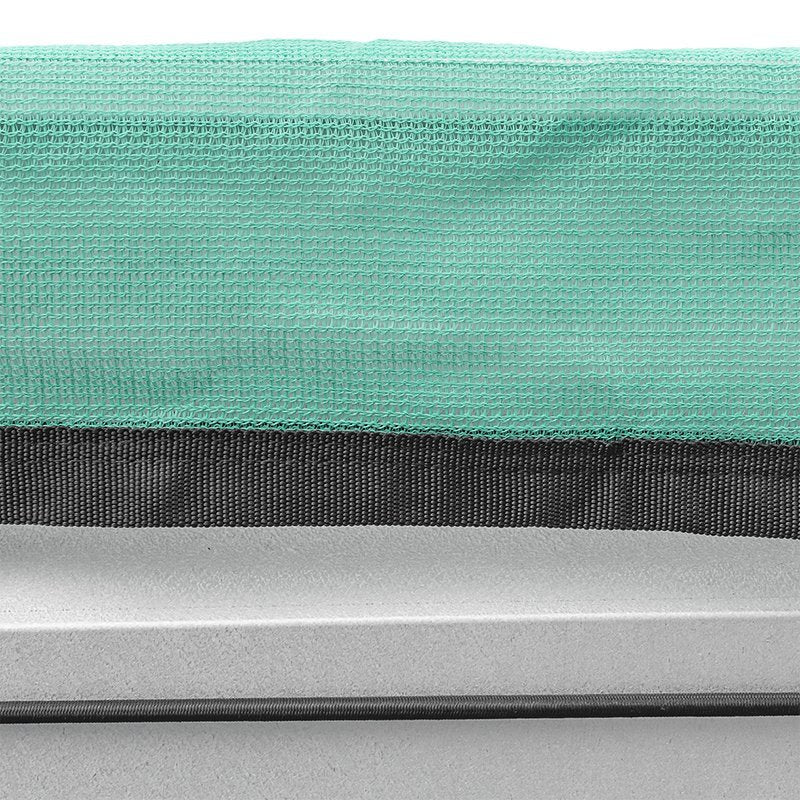 Proplus fijnmazig aanhangernet - 2,50x1,60 m - elastisch koord - groen
