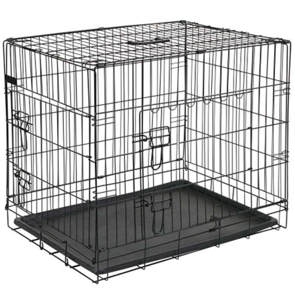 @pet @pet Hundebank 92,5x57,5x64 cm Metall Schwarz 15003