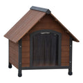 @pet @pet Hundedach mit Kunststoffklappen Rostique 102x82x87 cm braun
