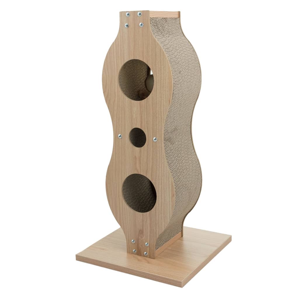 @pet kattenkrabtoren empire 30x30x61,5 cm bruin