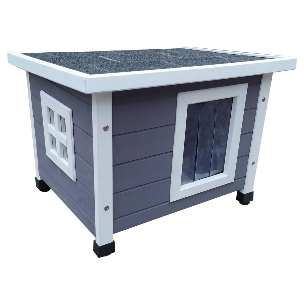 @pet @pet Katzenloft für den Weltraum, 57x45x43 cm, grau und weiß