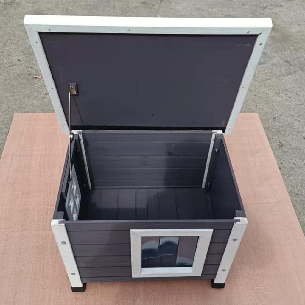@pet @pet Katzenloft für den Weltraum, 57x45x43 cm, grau und weiß