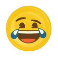 Aufblasbare Emoji-Figur, 140 cm