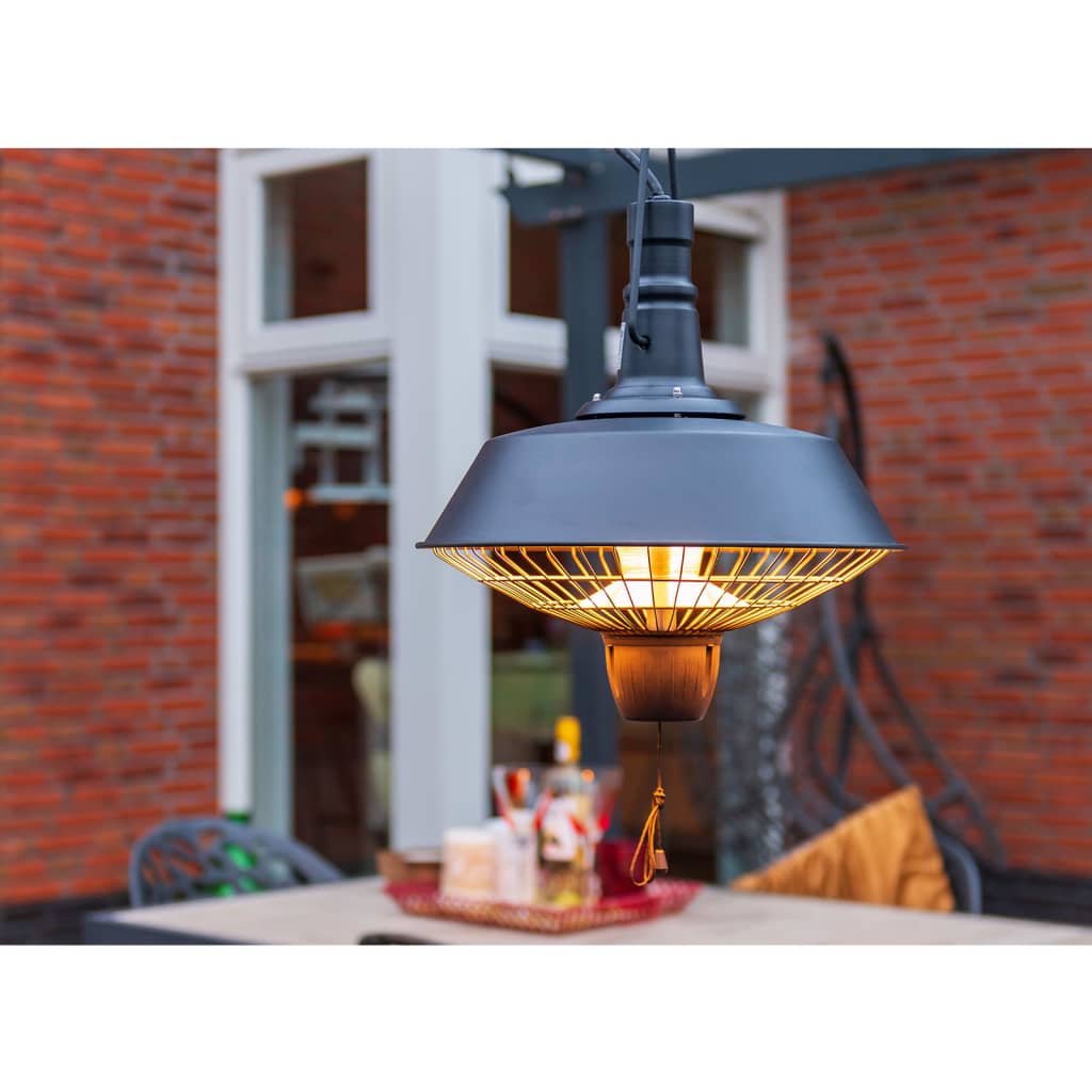 Sunred Hängeheizstrahler Indus 2100 W Halogen schwarz RSH16