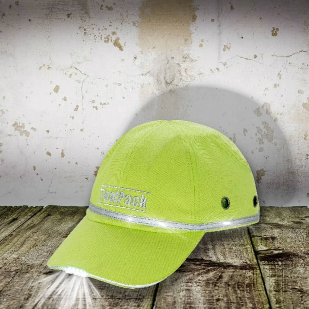 Toolpack Toolpack Safety Pet LED Limettengrün