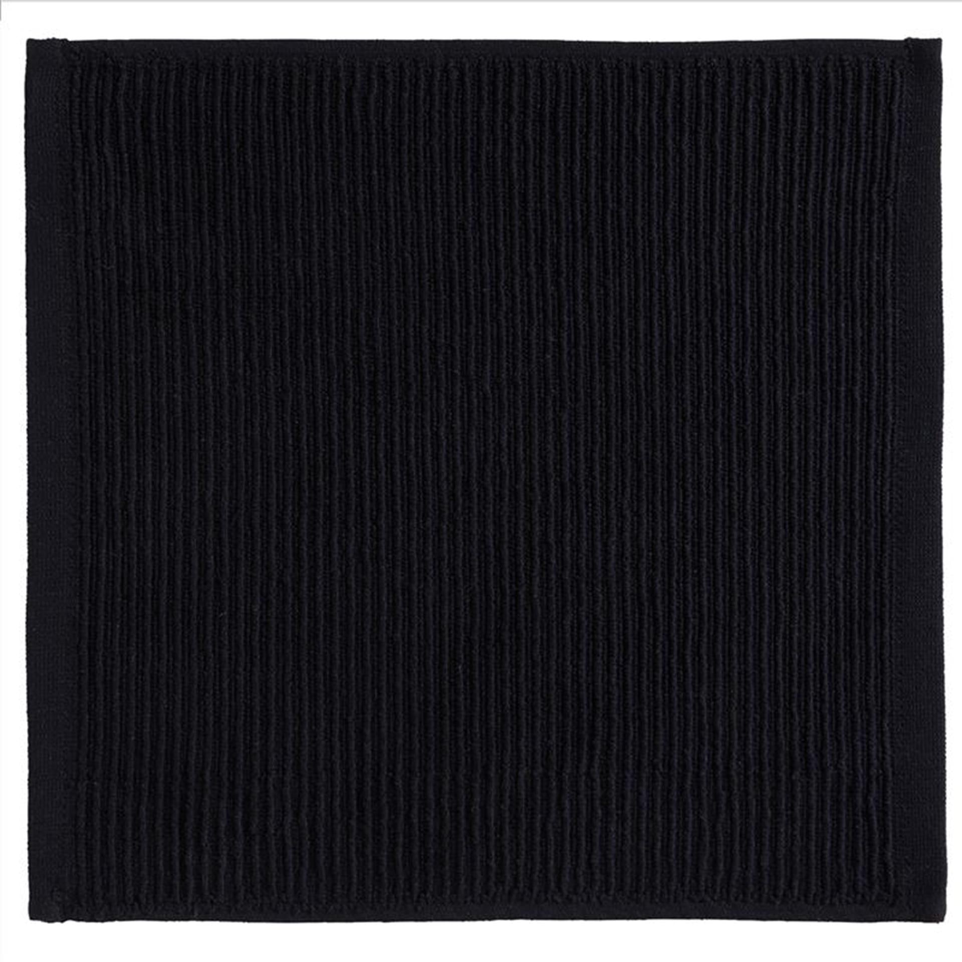 Ddddd vaatdoek basic zwart 30x30cm 4st