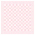 Ddddd - 6x theedoek - barbeque - 65x65 cm - pastel roze - set van 6 stuks